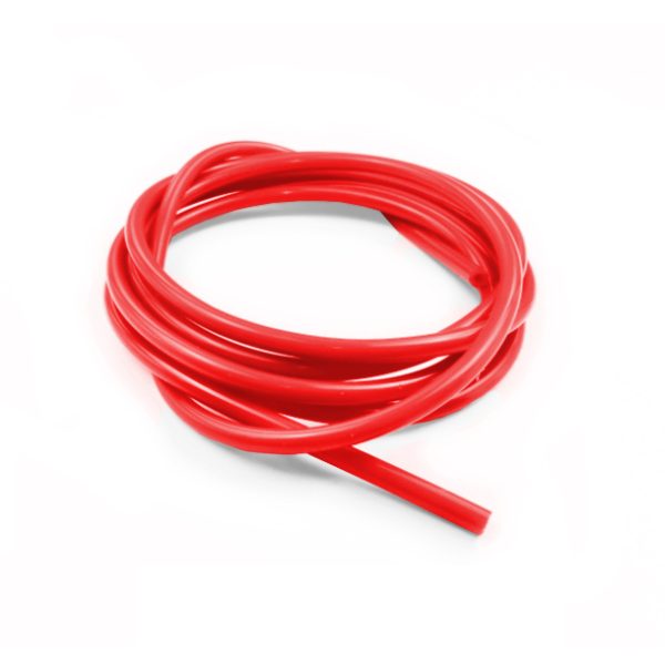 Tubo Silicona Depresión DRP Silicone Hoses 4mm Longitud 1m Rojo