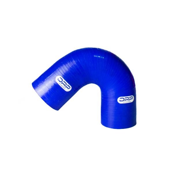 Codo Fluorosilicona DRP Silicone Hoses 135º 25mm Longitud 100x100 Azul