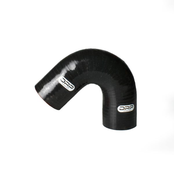 Codo Fluorosilicona DRP Silicone Hoses 135º 25mm Longitud 100x100 Negro