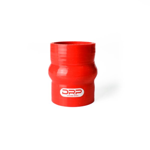 Acople silicona joroba DRP Silicone Hoses 102mm Longitud 76mm Rojo